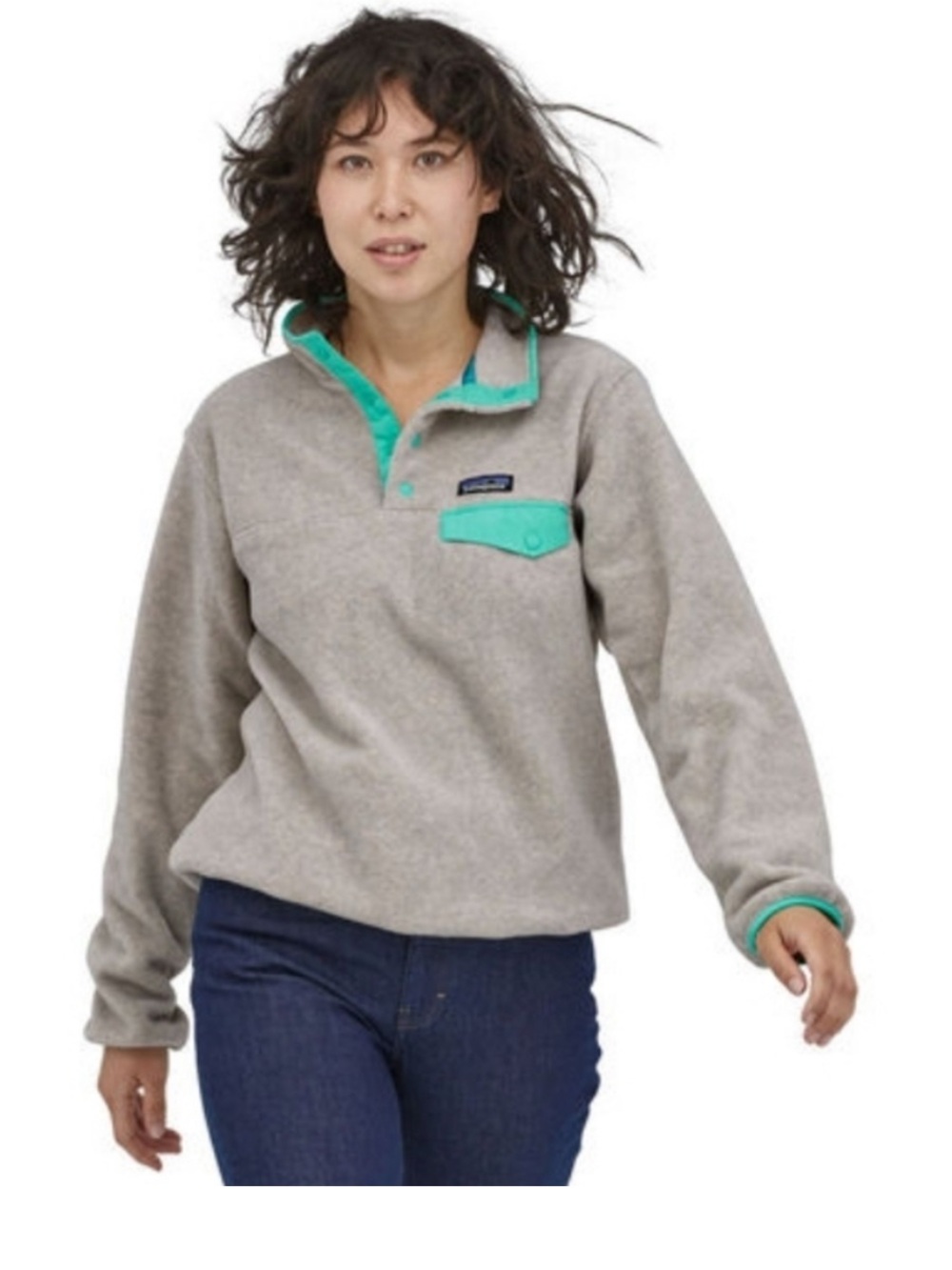 Patagonia Women's Lightweight Synchilla Snap-T Pullover Size Small